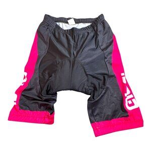 Ale St. Petersburg Cycling Shorts Black Pink Padded Spandex Womens Size XS